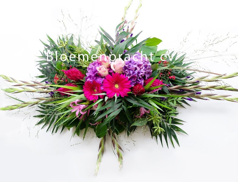 Rouwstuk Paars/ Roze