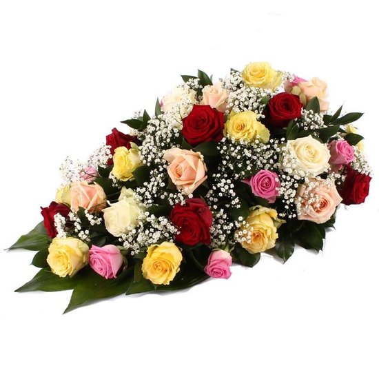Rouwdruppel Rozen Mix