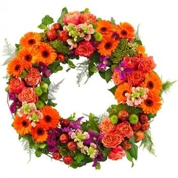 Rouwkrans Oranje